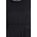 Black simple umbrella abaya